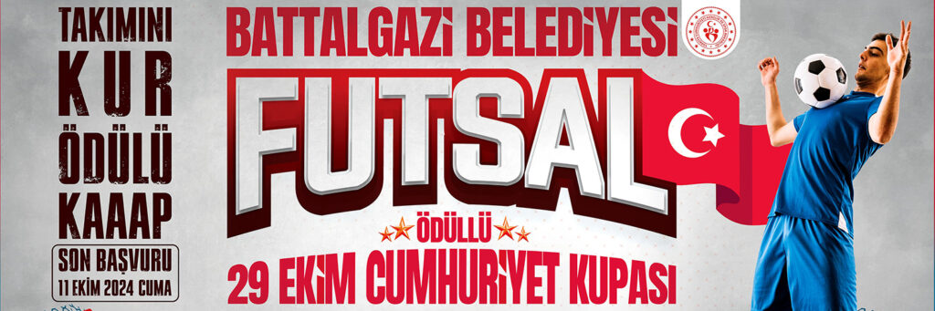 BATTALGAZİ BELEDİYESİ’NDEN FUTSAL TURNUVASI
