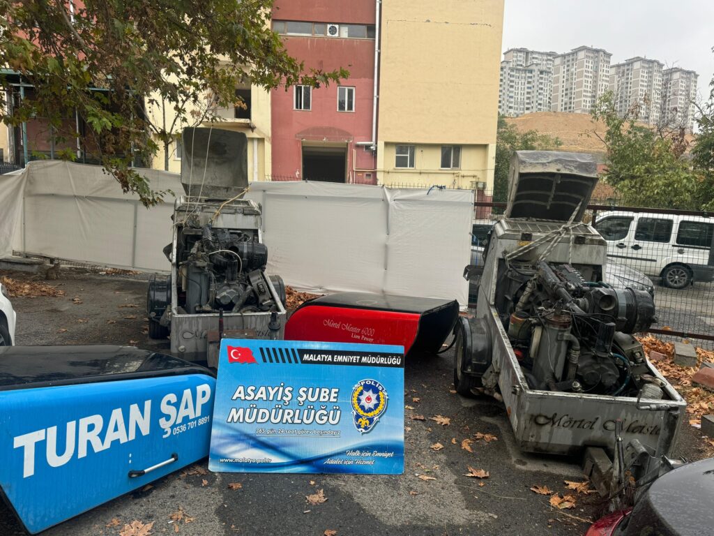 ÇALINTI TARIM ALETLERİ BULUNDU, ŞÜPHELİLERİ CEZAEVİNDE ÇIKTI