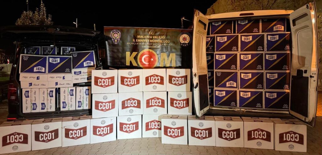 MALATYA’DA EMNİYETİ KAÇAKÇILIĞA GEÇİT VERMİYOR