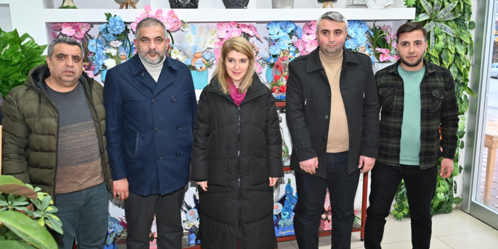 İnanç Siraç Kara Ölmeztoprak, Aşağıbağlar Mahallesi’nde Esnaf Ziyaretinde Bulundu