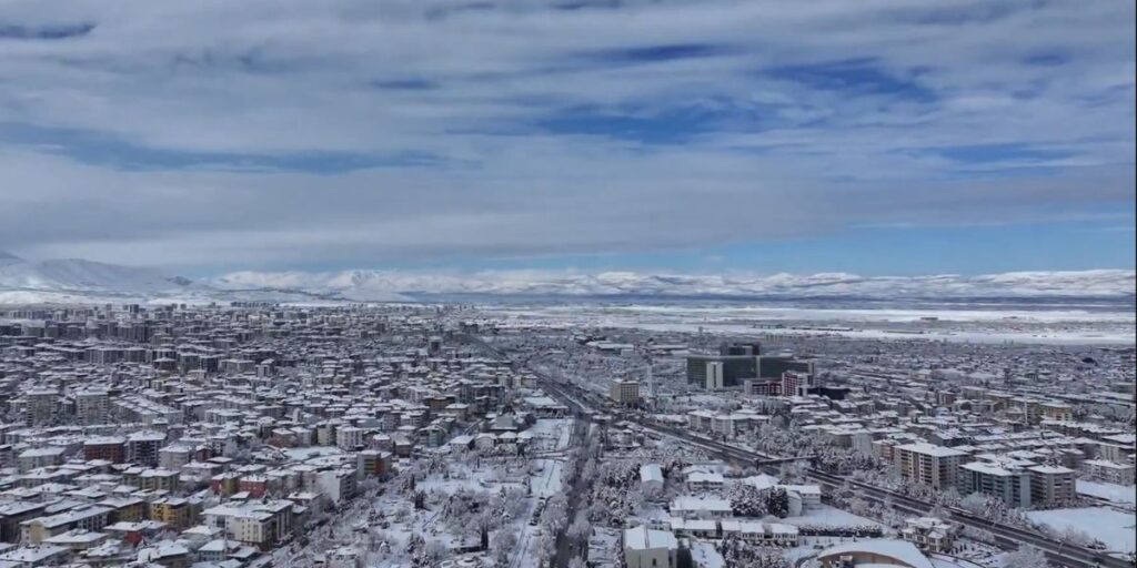 Malatya’da Kar Yağışının Ardından Kartpostallık Görüntüler