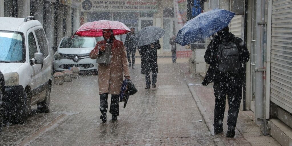 Mart Kapıdan Baktırdı: Van’a Lapa Lapa Kar Yağdı
