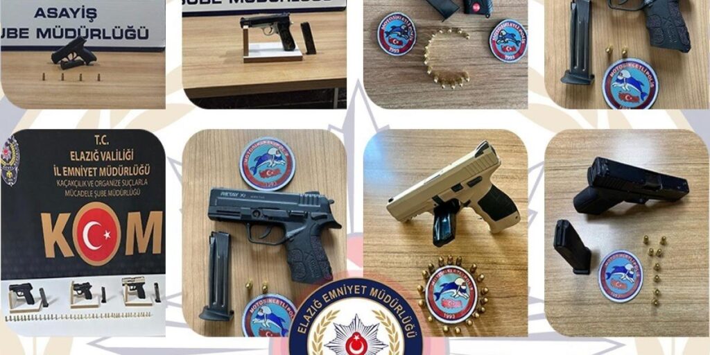 Elazığ’da Mart Ayında Ruhsatsız Silah Taşıyan 35 Kişi Yakalandı