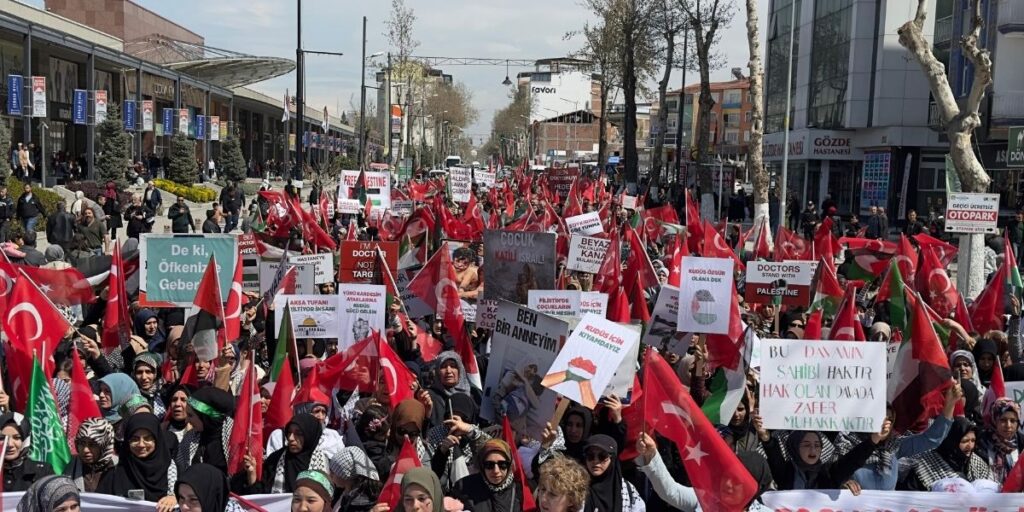 Malatya’da İsrail’in Gazze Saldırıları Protesto Edildi