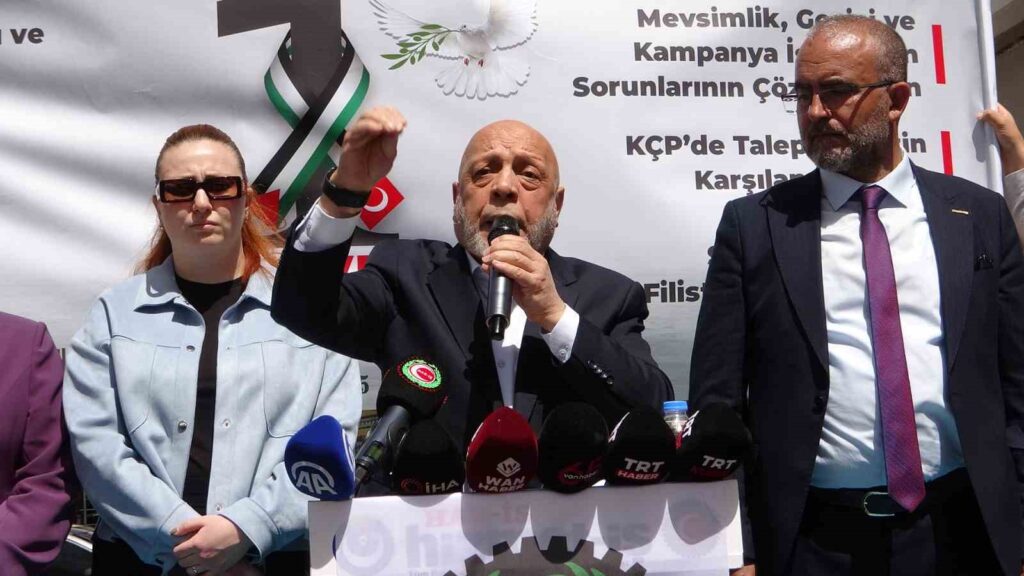 Hak-İş Genel Başkanı Arslan: “Kandil’in bu ülkeye söz sahibi olmasını istemiyoruz”