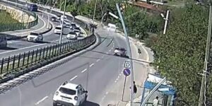 Tunceli’deki kaza anı güvenlik kameralarına yansıdı