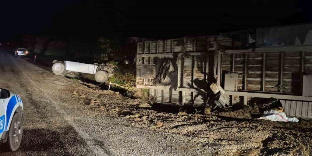 Adıyaman-Malatya karayolunda tek taraflı trafik kazası: 1 yaralı