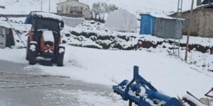 Aşkale’de kar sürprizi