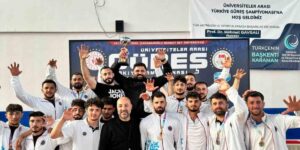 Atatürk Üniversitesi Güreş Takımı Serbest Stil A Klasmanda Türkiye Şampiyonu oldu