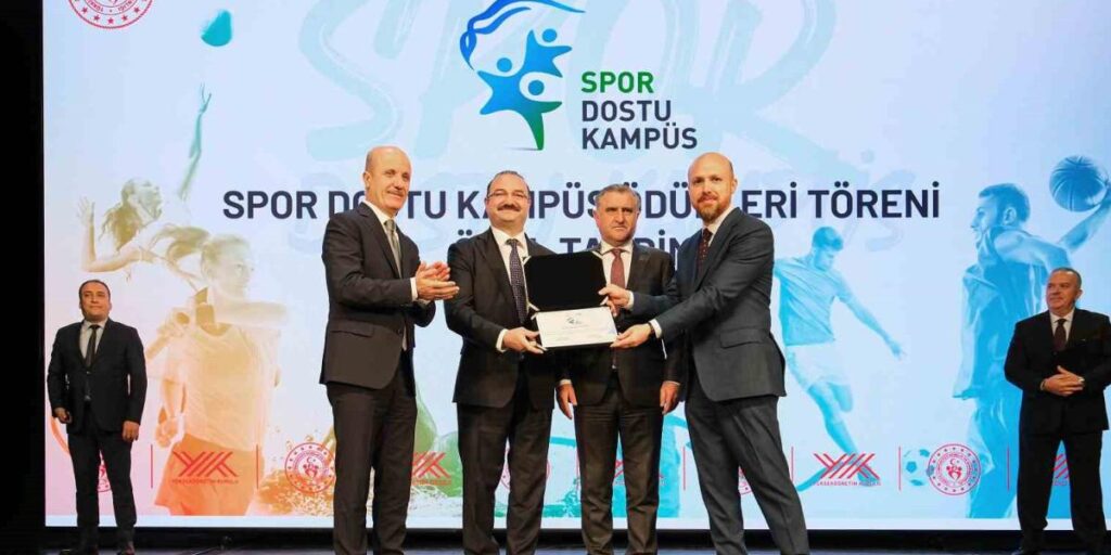 Atatürk üniversitesi “Spor dostu kampüs” unvanına layık görüldü
