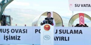 Bakan Yumaklı, “Muş Ovası Pompaj Sulama 1. Etap” inşaatı temel atma törenine katıldı