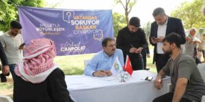 Başkan Canpolat vatandaşın sorularını cevapladı