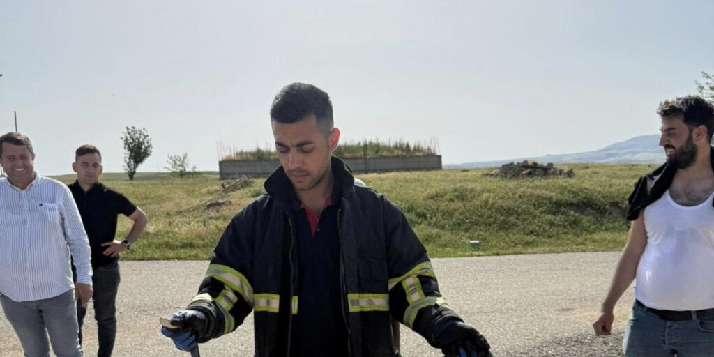 Batman’da tavan arasına giren yılan paniğe neden oldu