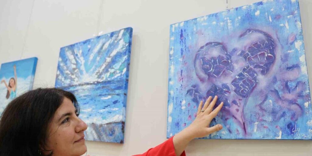 Biyopsiden sanata: Uzman doktordan ilham veren tablo