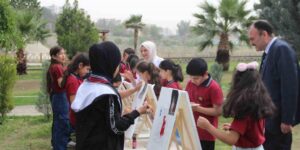 Cizre’de “Okulumla Sosyalleşiyorum” projesiyle öğrenciler açık havada sanatla buluştu