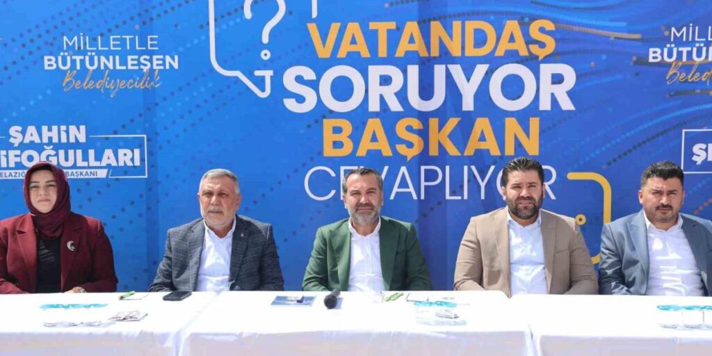 Elazığ Belediye Başkanı Şerifoğulları, vatandaşların sorularını cevapladı
