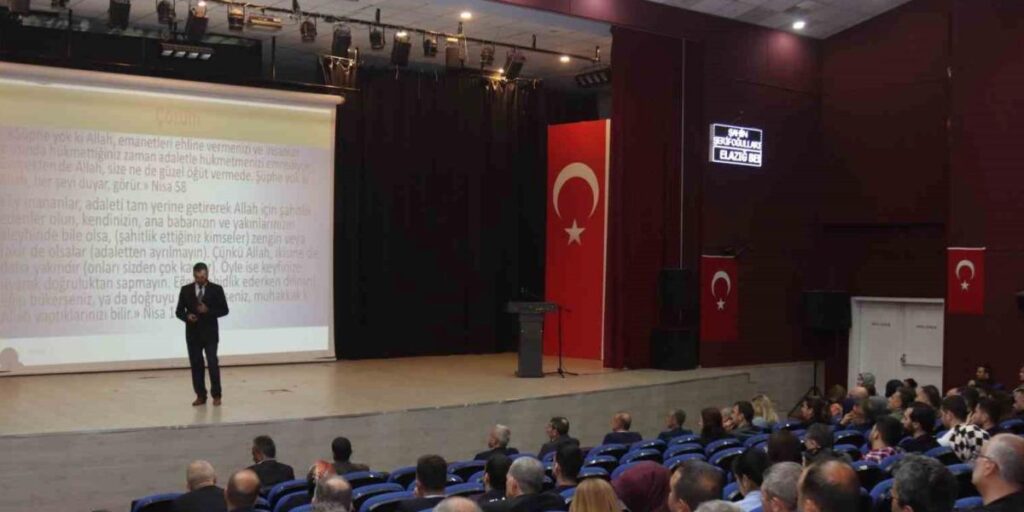 Elazığ’da ’Kamu Etik Kuralları Eğitimi’ konulu seminer düzenlendi