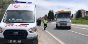 Elazığ’da kamyon ile otomobil çarpıştı: 1 yaralı