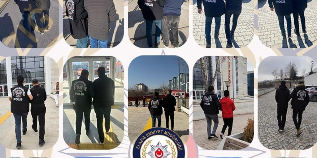 Elazığ’da kesinleşmiş hapis cezası bulunan 107 şahıs yakalandı