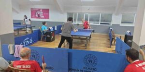 Elazığ’da kurumlar ve kuruluşlar arası masa tenisi şampiyonası düzenlendi