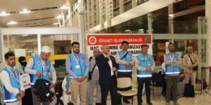 Elazığ’dan ilk hac kafilesi dualarla uğurlandı