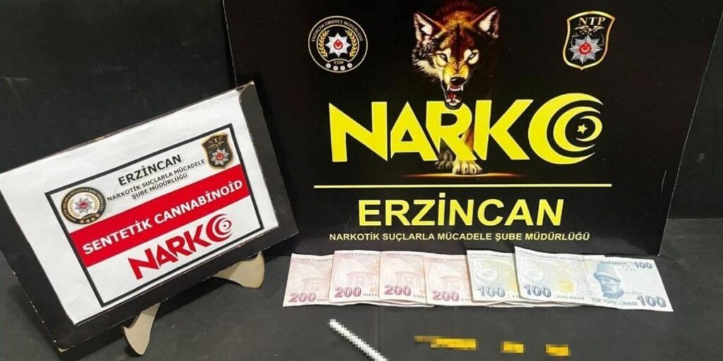 Erzincan’da uyuşturucu ticaretinden 1 kişi tutuklandı
