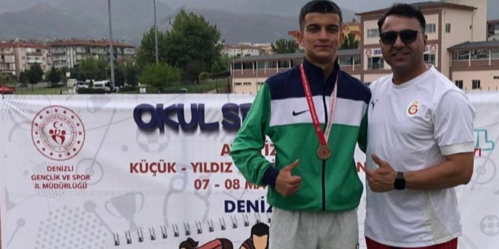 Erzincanlı atlet Türkiye üçüncüsü oldu