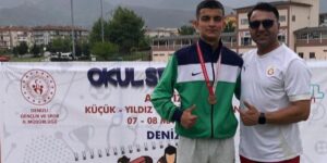 Erzincanlı atlet Türkiye üçüncüsü oldu