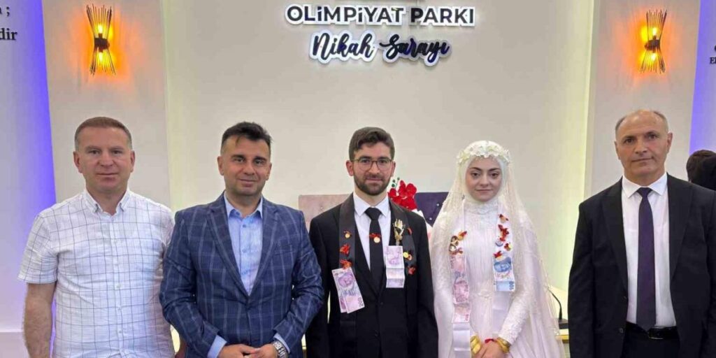 “Evlenecek gençlerin desteklenmesi” Projesi kapsamında 375’nci çift mutluluğa “evet” dedi
