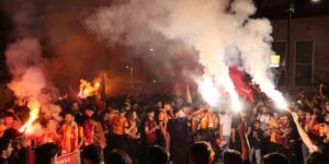 Galatasaray’ın şampiyonluğu Elazığ’da coşkuyla kutlandı