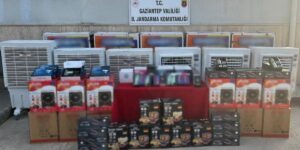 Gaziantep’te 1 milyon TL değerinde kaçak malzeme ele geçirildi