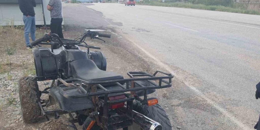 Gölbaşı’nda ATV devrildi: 2 yaralı