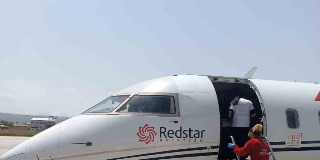Kalp hastası bebek uçak ambulansla İstanbul’a sevk edildi