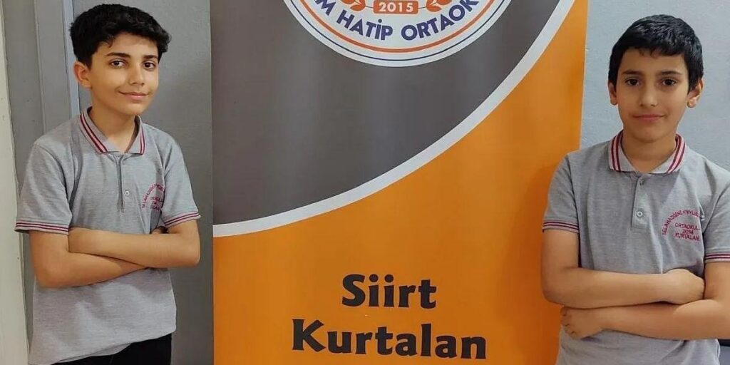 Kurtalanlı öğrenciler bursluluk sınavında Türkiye birincisi oldu