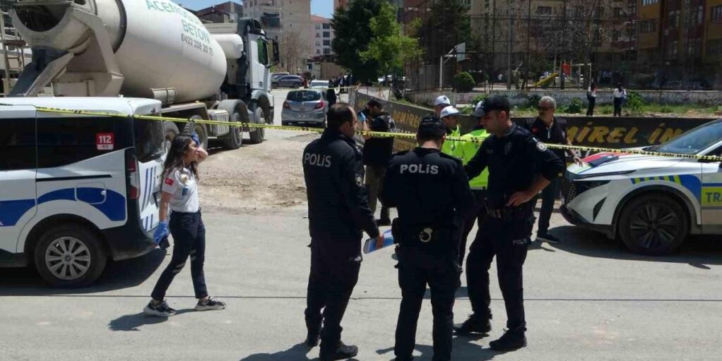 Malatya’da beton mikseri dehşeti