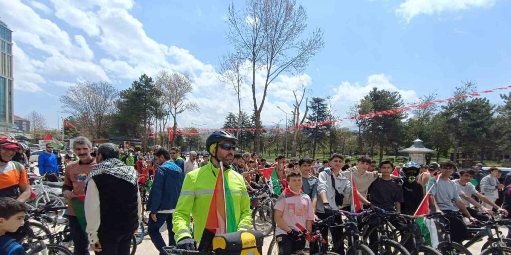 Malatya’da “Gazze için sür ve diren” etkinliği düzenlendi