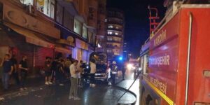 Mardin’de yanan hafif ticari araç itfaiye ekiplerince söndürüldü