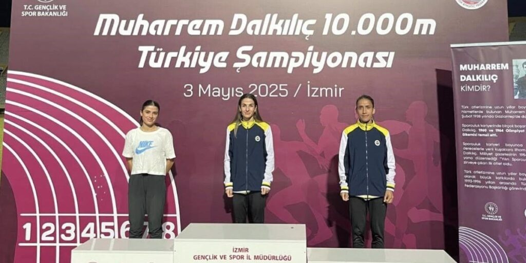 Muşlu atlet Derya Kunur, Türkiye üçüncüsü oldu