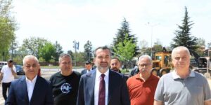 Saha incelemelerini sürdüren Başkan Şahin Şerifoğulları’ndan yoğun tempo