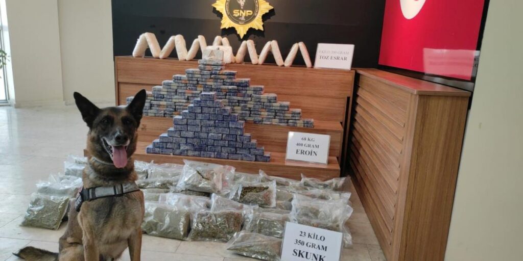 Şanlıurfa’da 101 kilogram uyuşturucu ele geçirildi
