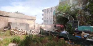 Şanlıurfa’da ilginç yıkım