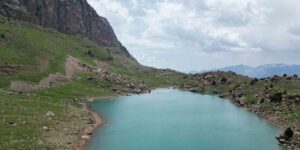 Şırnak’ta 3 bin rakımda bulunan göl havadan görüntülendi