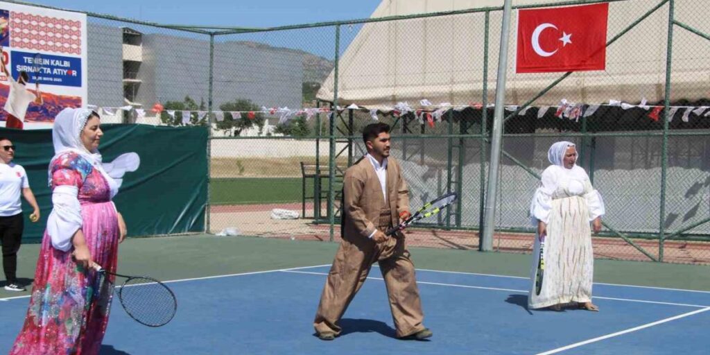 Şırnak’ta 4. Uluslararası Cudi Cup Tenis Turnuvası başladı