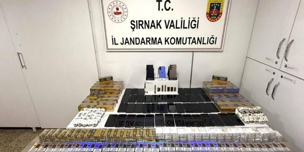 Şırnak’ta jandarma ekipleri 6 milyon 800 bin lira değerinde kaçakçılığı önledi
