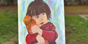 Siverek’te ortaokul öğrencilerinden Gazze temalı resim sergisi