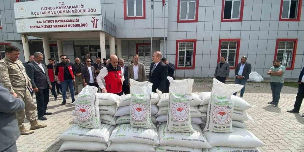 TAKEP Projesi kapsamında kuru fasulye tohumu dağıtıldı