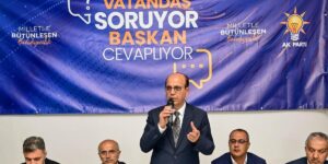 Tecde Mahallesi’nde “Vatandaş soruyor, başkan cevaplıyor” toplantısı