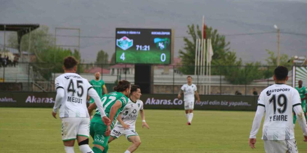 Trendyol 1. Lig: Iğdır FK: 4 – Kocaelispor: 0
