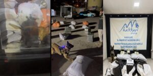 Yüksekova’da kargo aracında 6 kilo skunk ele geçirildi