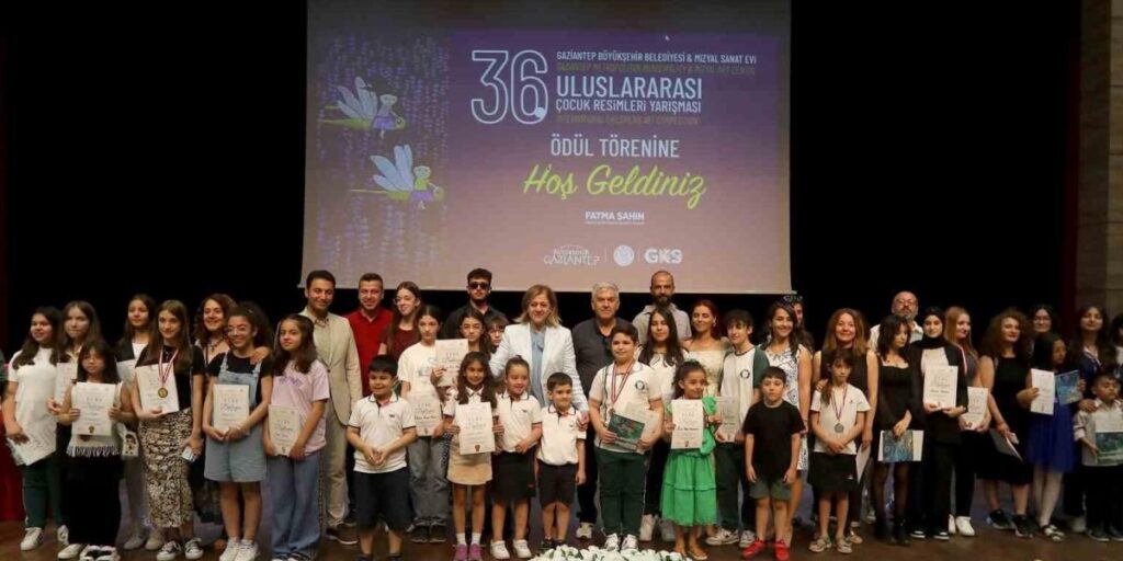 36. Uluslararası çocuk resimleri yarışmasının ödülleri sahiplerini buldu